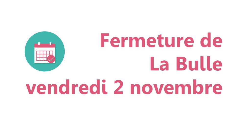 Fermeture de l’Espace de Ressources Formation-Recherche vendredi 2 novembre