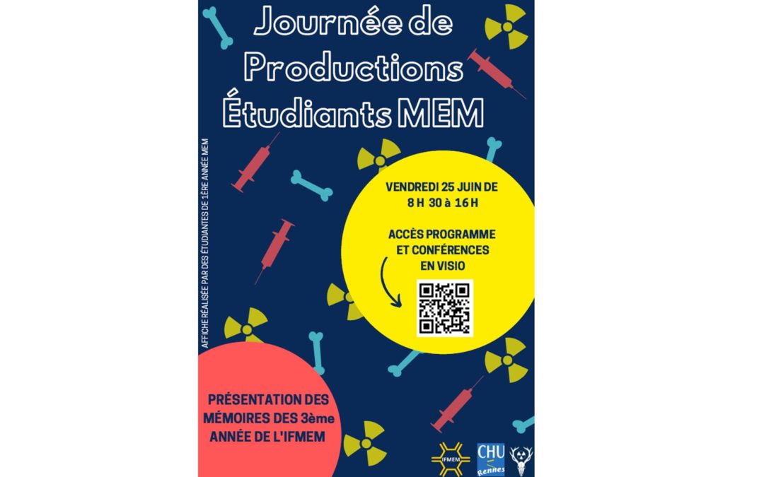 Journée de Production Etudiants de l’IFMEM le vendredi 25 juin