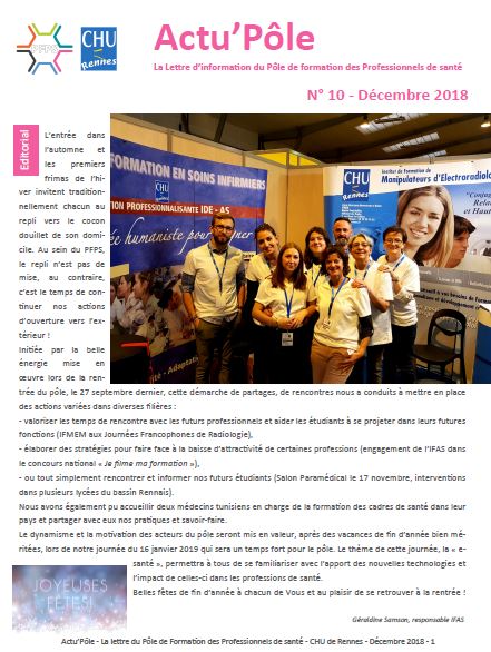 L’Actu’Pôle de fin d’année est paru !