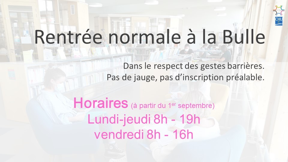 La bulle rentrée sept2021