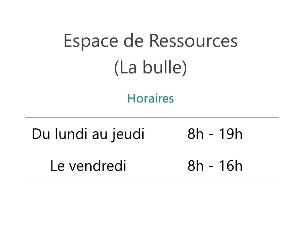 horaire bulle 2022 4 3ème